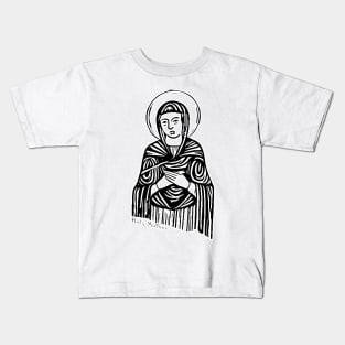 Holy Mother Powerful Image Design Kids T-Shirt